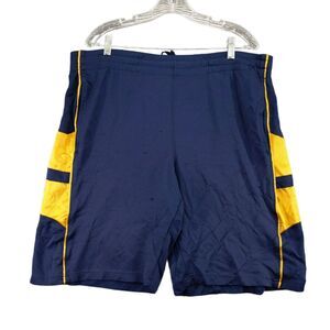 Knights Apparel Shorts Mens Size L Blue Yellow Polyester Drawstring